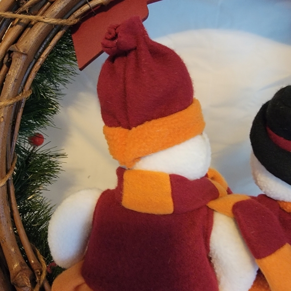 Virgina Tech Holiday Wreath Christmas College Football - Picture 10 of 11